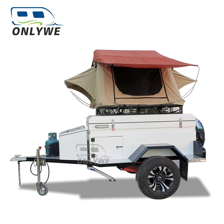 

Car RV Parts Lightweight Offroad Folding Camping Tent Travel Trailer Mini Camper Trailers