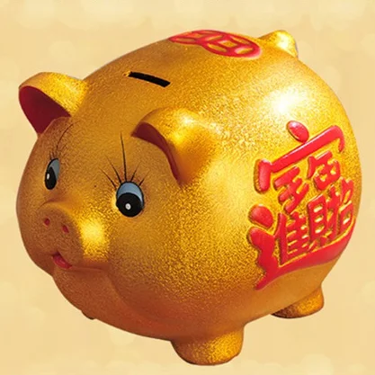 

Coin Pig Piggy Bank Large Adult Kids Gift Paper Money Safe Cute Money Box Creative Living Room Spaarpot Home Decoration DG50MB
