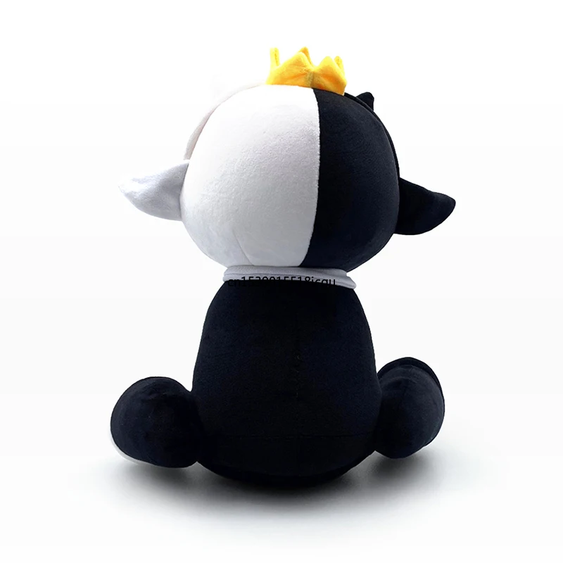 

25cm Ranboo Plush Dolls Halloween Anime Figure Plush Toy Soft Stuffed Cartoon Black And White Lamb Toys for Kids Birthday Gift