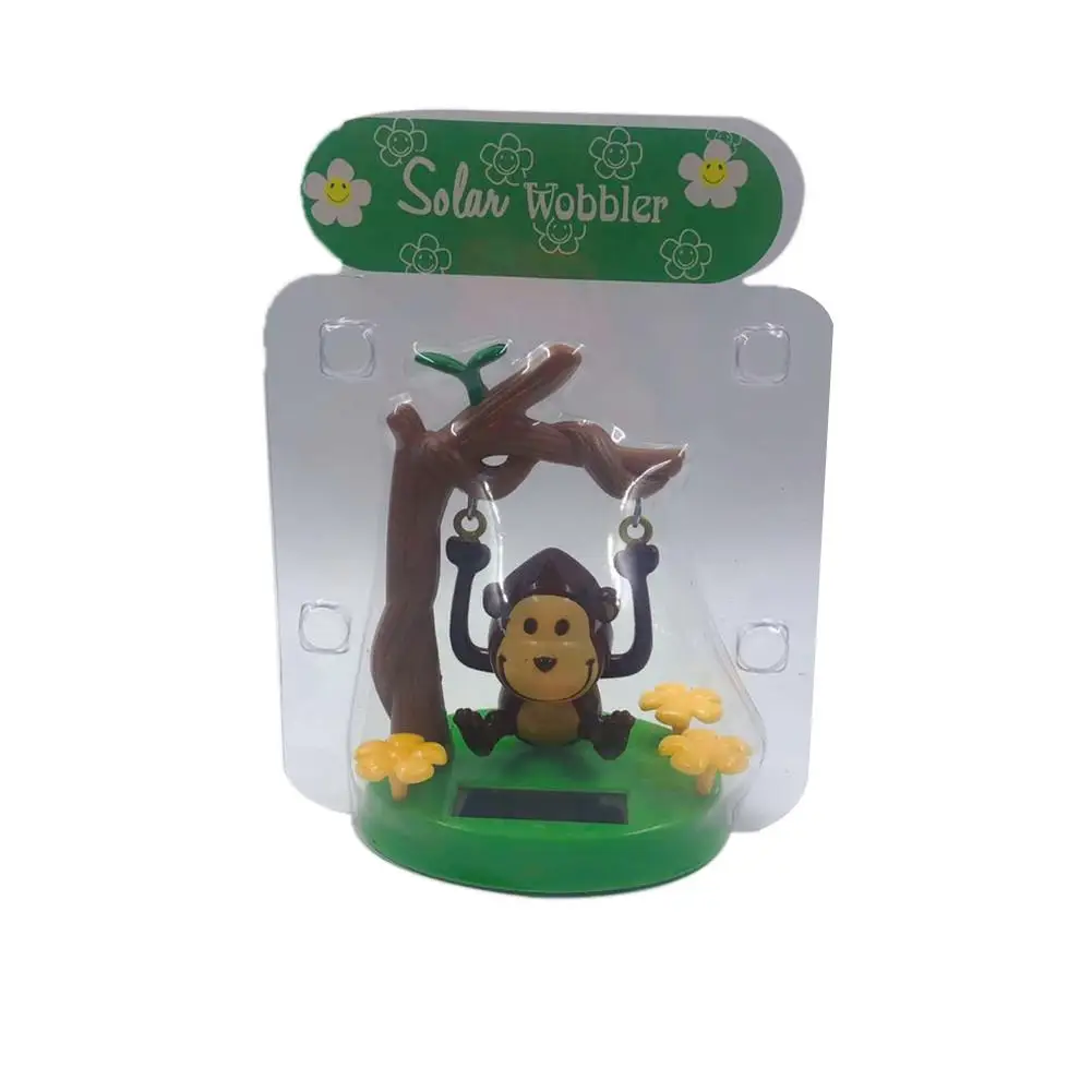 Танцующее животное на солнечной батарее качающееся анимированное Bobble Танцующая