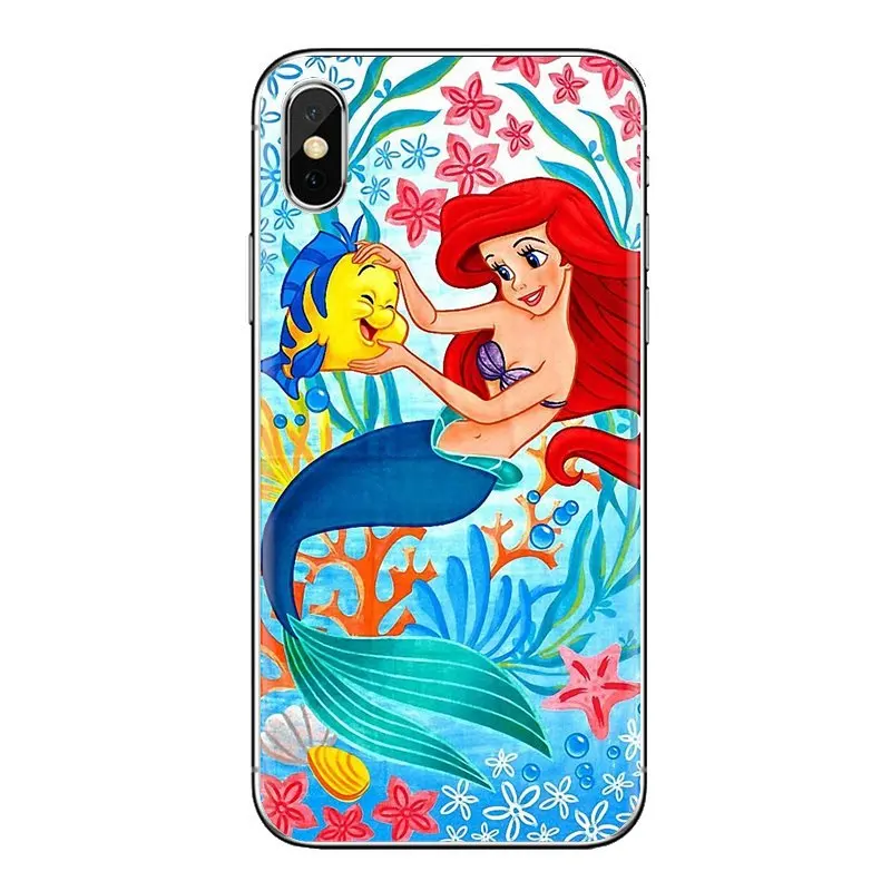 Cartoon Anime The Little Mermaid Soft Housing Case For LG Spirit Motorola Moto X4 E4 E5 G5 G5S G6 Z Z2 Z3 G2 G3 C Play Plus Mini |