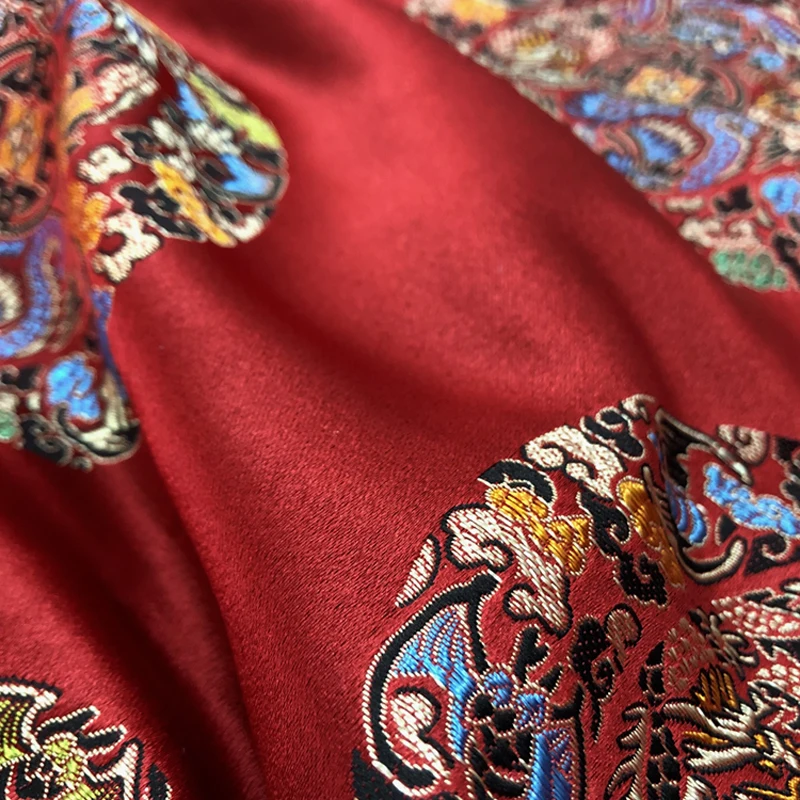 Бесплатная доставка 1 5*1 м китайский стиль плетеный дамасский костюм чонсам