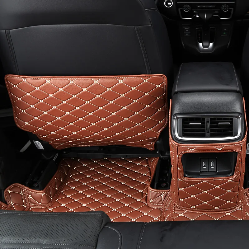 Для Honda crv CR-V автомобильное сиденье анти-кик накладка на заднее сиденье анти-Грязная защита от удара Подушка украшение модификация a