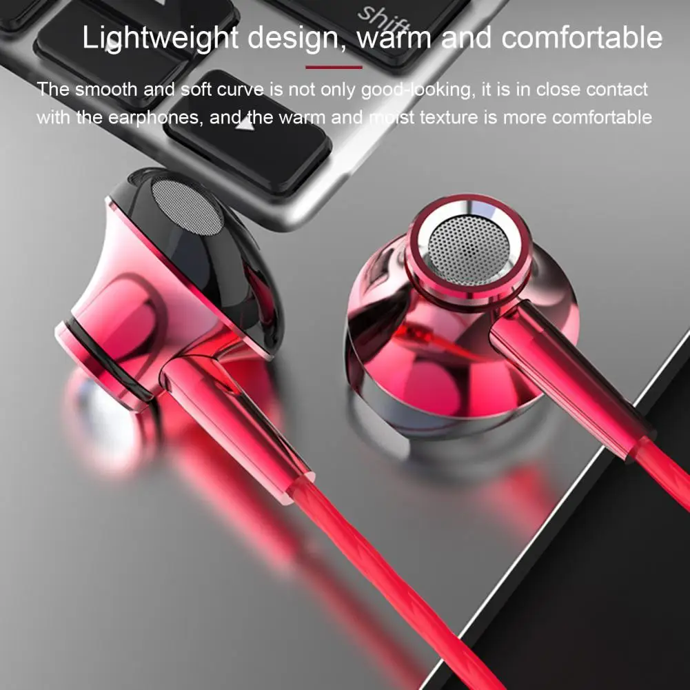 

Wired Earbuds Stylish Wide Compatibility Wire Control 1.2m Metal 3.5mm In-ear Earphones Cool Game Eat Chicken Music Earphones