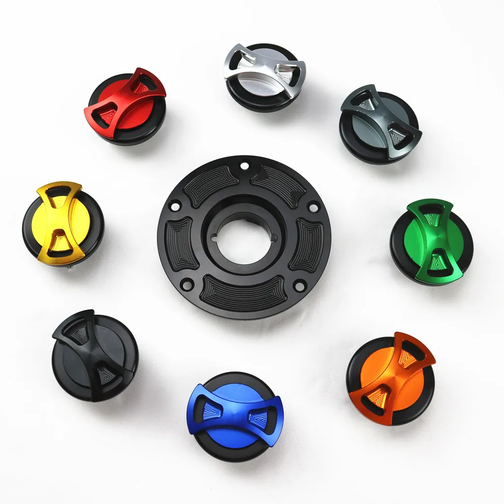 

CNC Bow-tie Gas Fuel Tank Cap Cover For Ducati Monster 696 796 1100 EVO Panigale 899 959 1199 1299