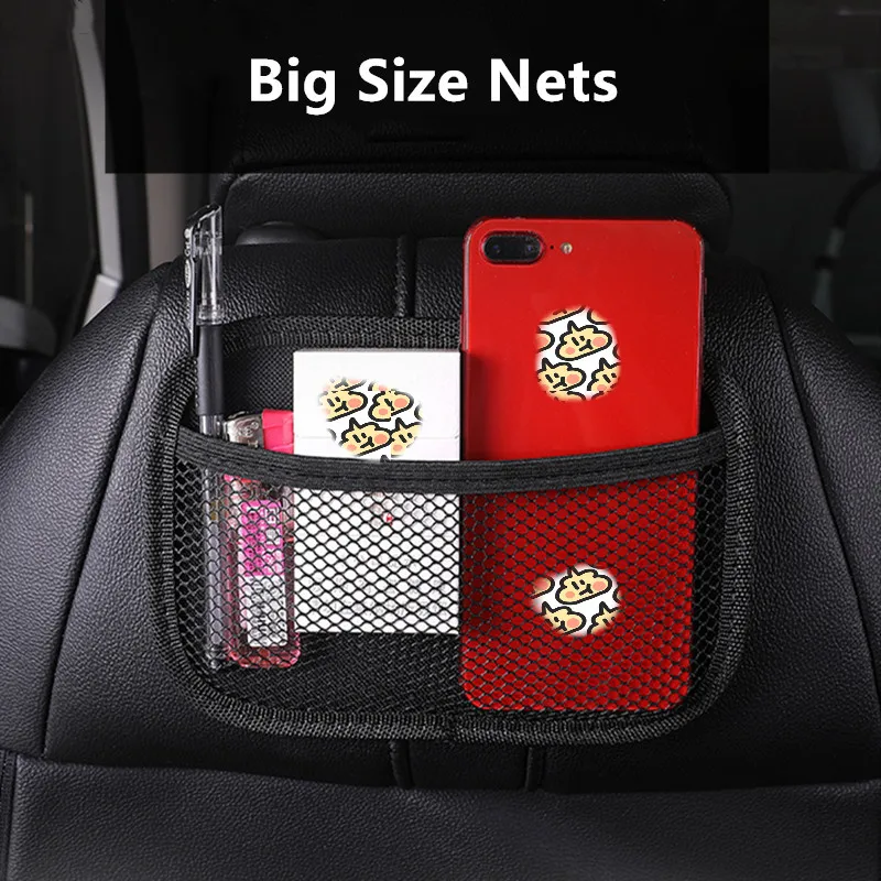 Черная Женская сумка материал из суперволокна автомобильная сеть для груза