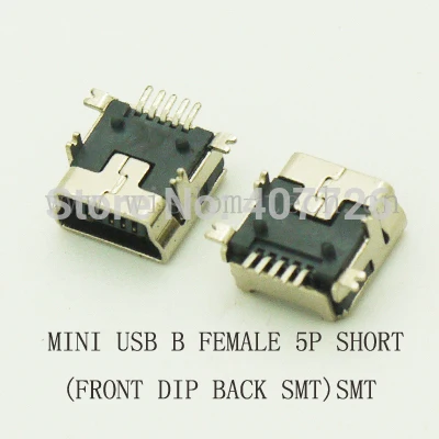 

Бесплатная доставка 1000 шт./лот мини-разъем USB 2,0 Тип B 5-контактный SMT с коротким корпусом
