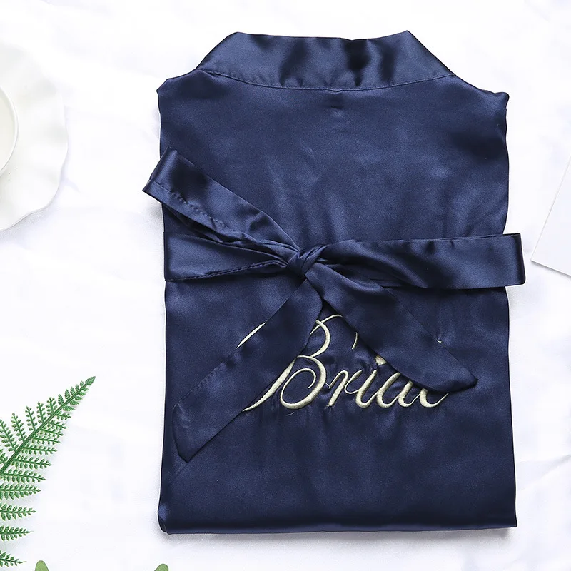 Халат для подружки невесты свадебный макияж халат с вышивкой интимное нижнее