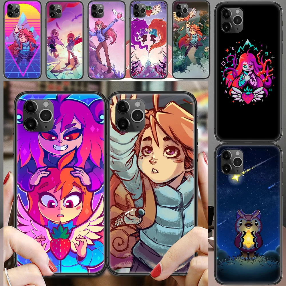 

Celeste Game Phone Case Cover Hull For iphone 5 5s se 2 6 6s 7 8 12 mini plus X XS XR 11 PRO MAX black pretty coque 3D shell