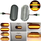 Светодиодный Динамический указатель поворота, светильник, боковой маркер, последовательный мигалка для VW Bora Golf 3 4 Passat 3BG Polo, Ford Focus MK2 Fiesta F