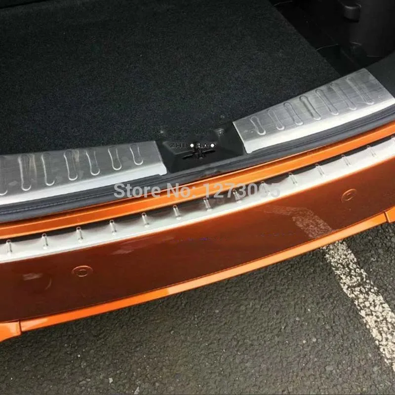 Для Nissan Note нержавеющая интерьерная заднего бампера Защита Накладка порога хвост ствол охранник педаль автомобиля Средства для укладки волос