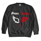 Хлопковая толстовка, Мужская толстовка, толстовка Jaden Hossler, Повседневная тонкая толстовка в стиле Харадзюку, большие размеры