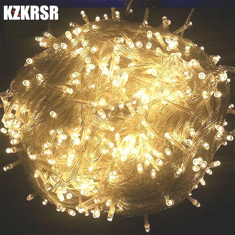 Светодиодная гирлянда водонепроницаемая 10/20/30/50/100 м|outdoor led string lights|string lightslight for