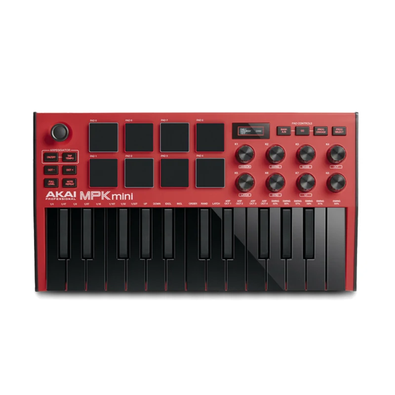 Профессиональный Ультрапортативный USB MIDI барабан Akai MPK Mini MK3 25 клавиш и контроллер