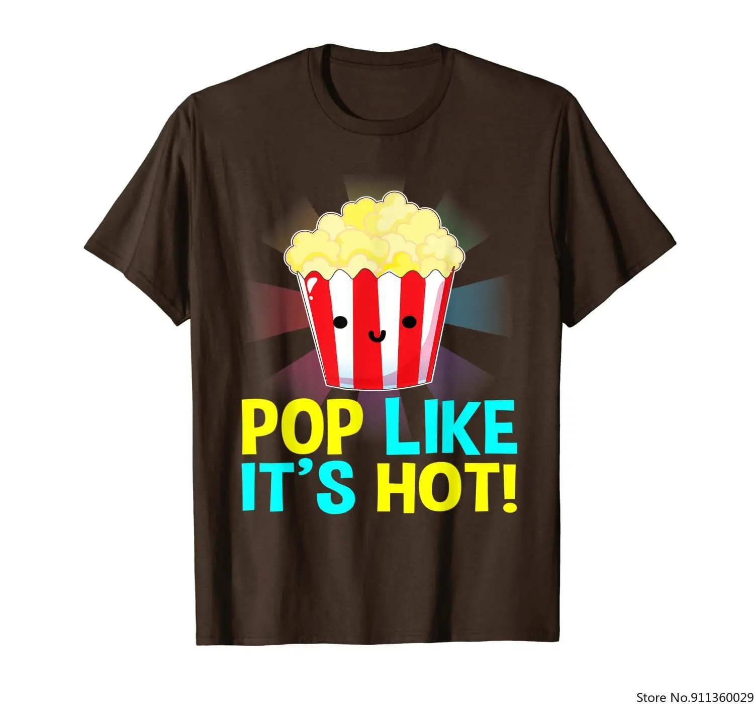 Популярный попкорн подарок для попкорна футболка любителей попкорна|Мужские