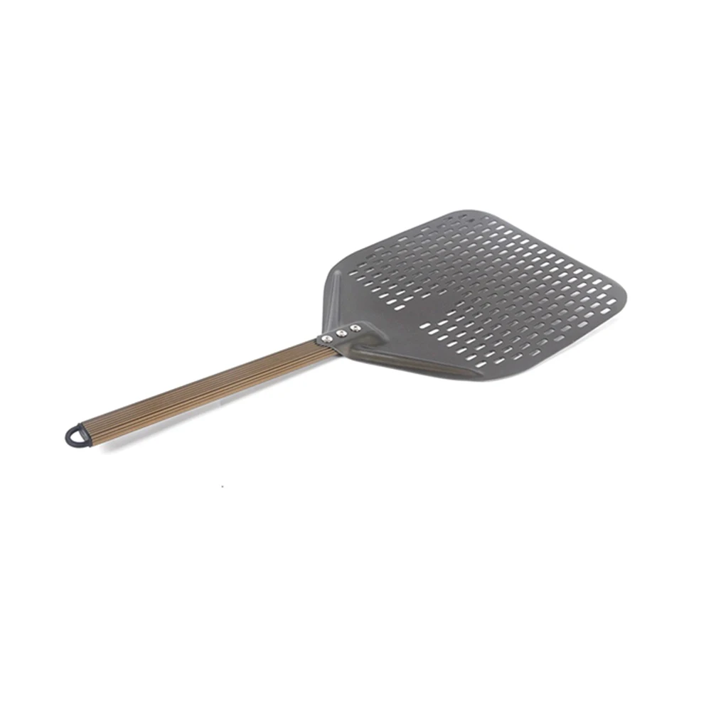 14 дюймов прямоугольный Лопата для пиццы перфорированная лопатка Алюминий пицца