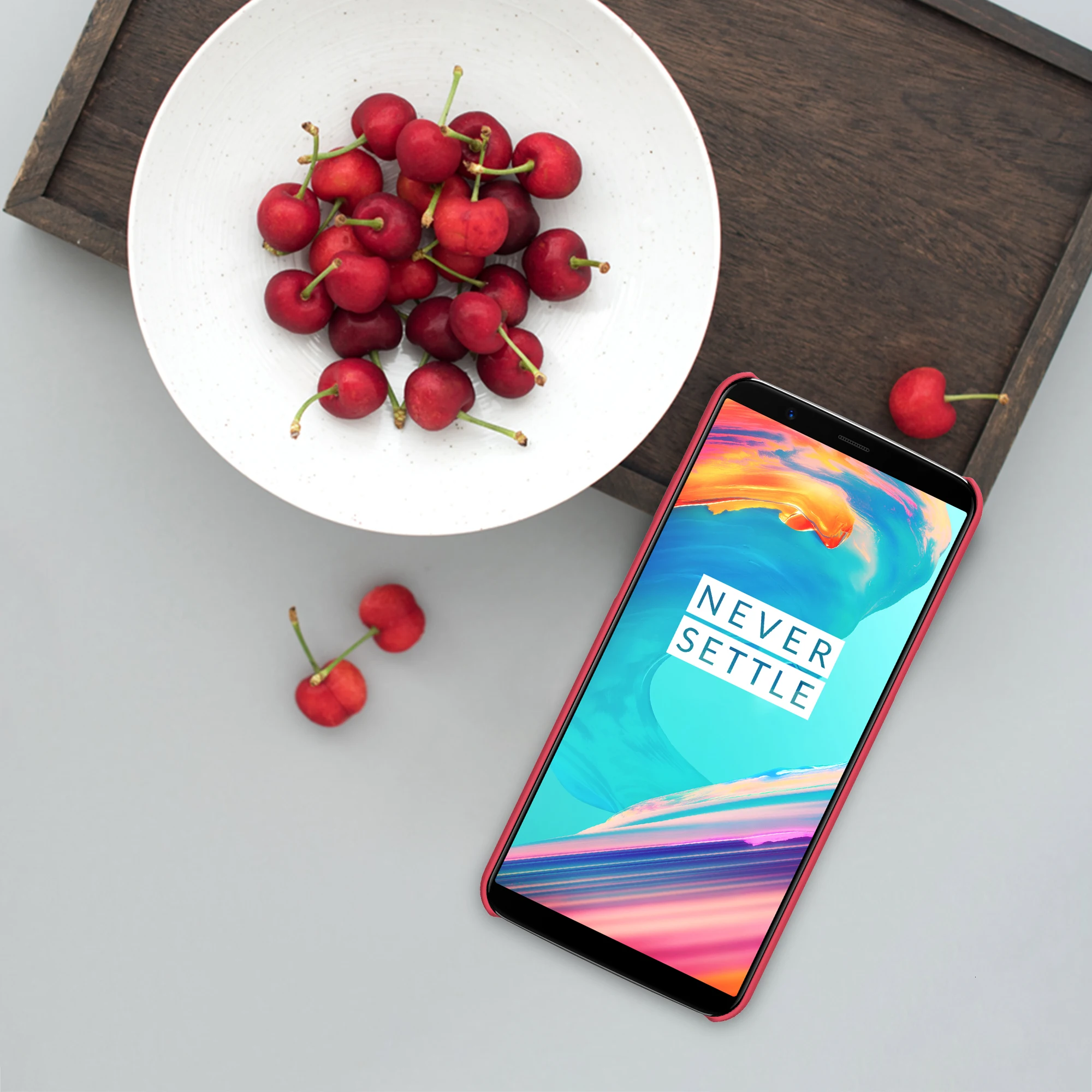 Чехол для Oneplus 5T чехол NILLKIN Super Frosted Shield матовая задняя крышка чехол с подарком