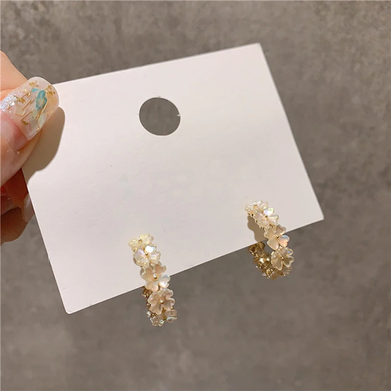 Корейские Новые Модные индивидуальные супер сказочные серьги полудуговые