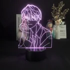 Светодиодный ночсветильник Yuri on Ice из акрила, ночсветильник для бега с Bluetooth-динамиком, прикроватная лампа 3D, декор для подростков, праздничный подарок