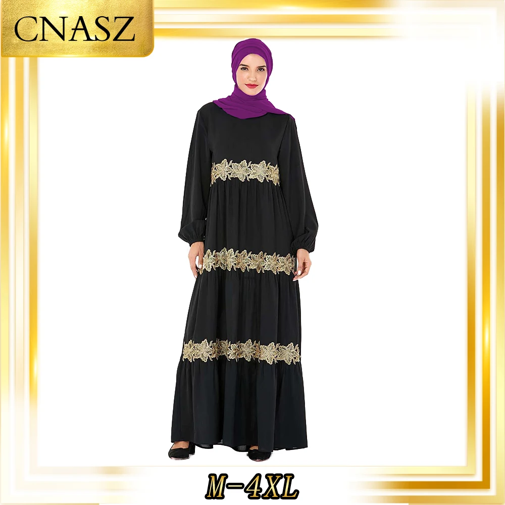 Abaya платье большой размер марокканский кафтан модное простое женское вышитое