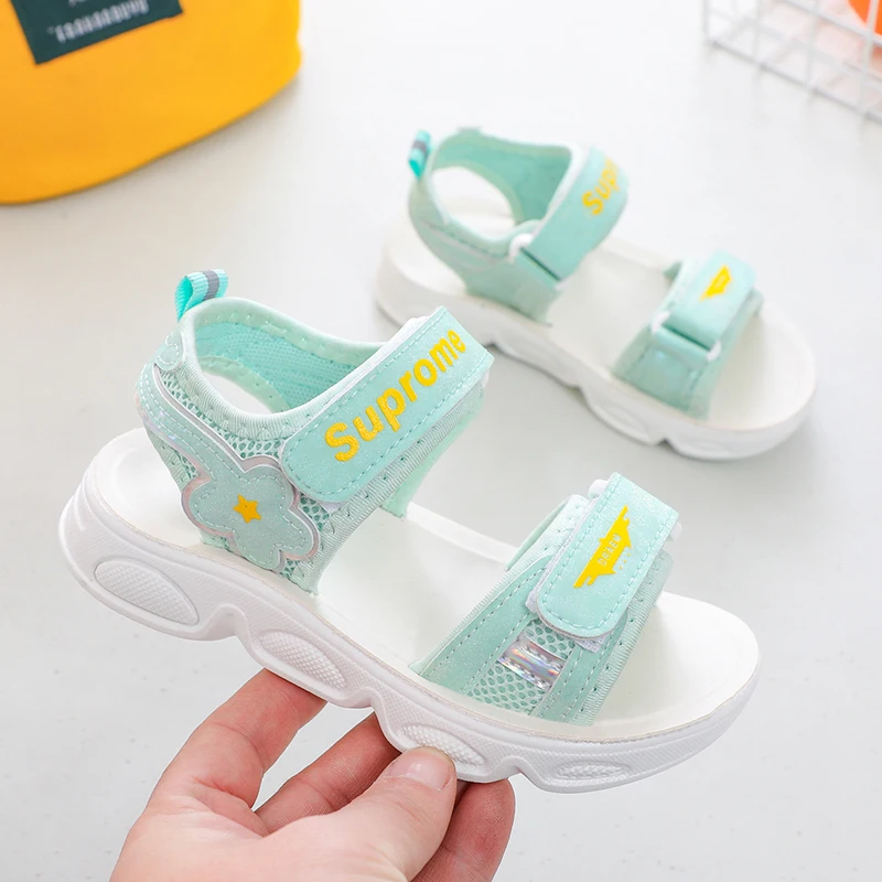

Girls' sandals summer 2021 new children's fashion beach shoes student sports sandals boys' Korean leisure shoes
