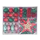 74 упаковки, украшения в виде рождественских шаров для рождественской елки, ударопрочные украшения, набор подвесных шаров для праздника, свадьбы