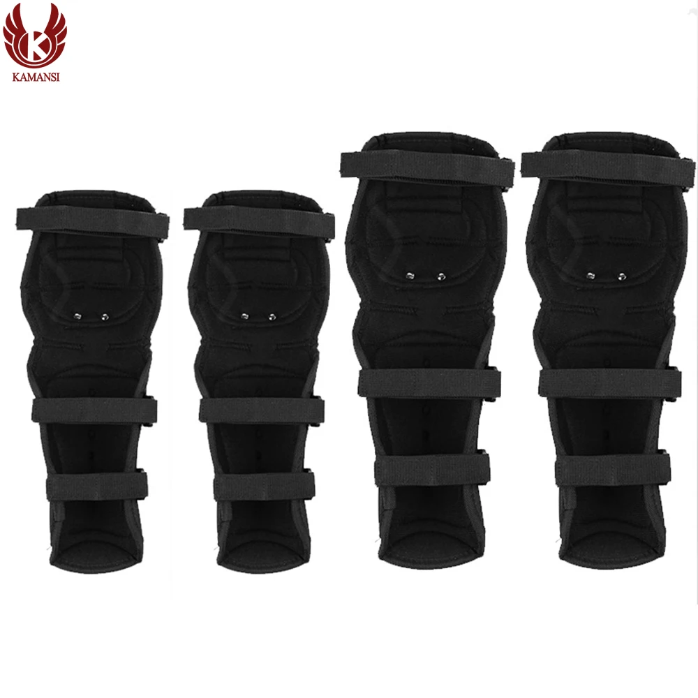 Защитное снаряжение для езды на мотоцикле Наколенники Локоть удлиненные четыре