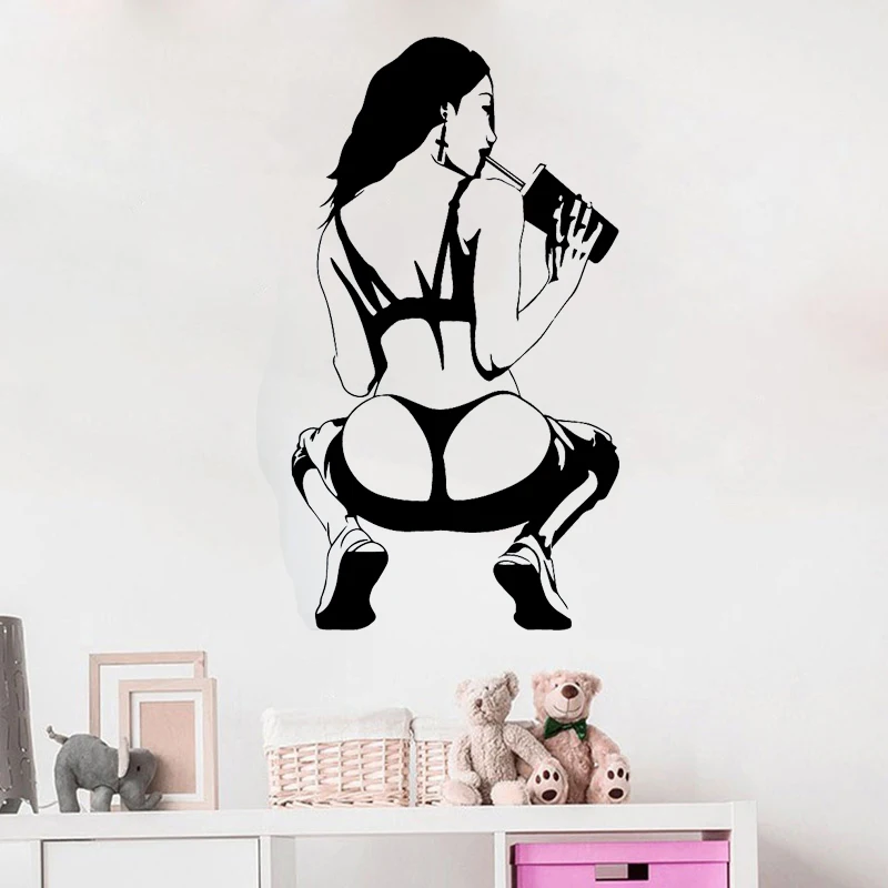 

Виниловая наклейка на стену для взрослых, водостойкая