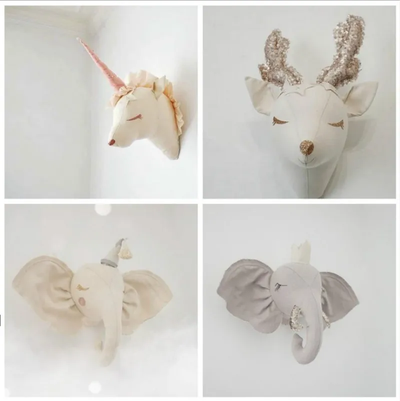 

Хлопковая линия, милый 3D Настенный искусство, подвесная плюшевая кукла, кулон для детской комнаты, украшение для дома, спальни, детской комнаты, подвесные украшения