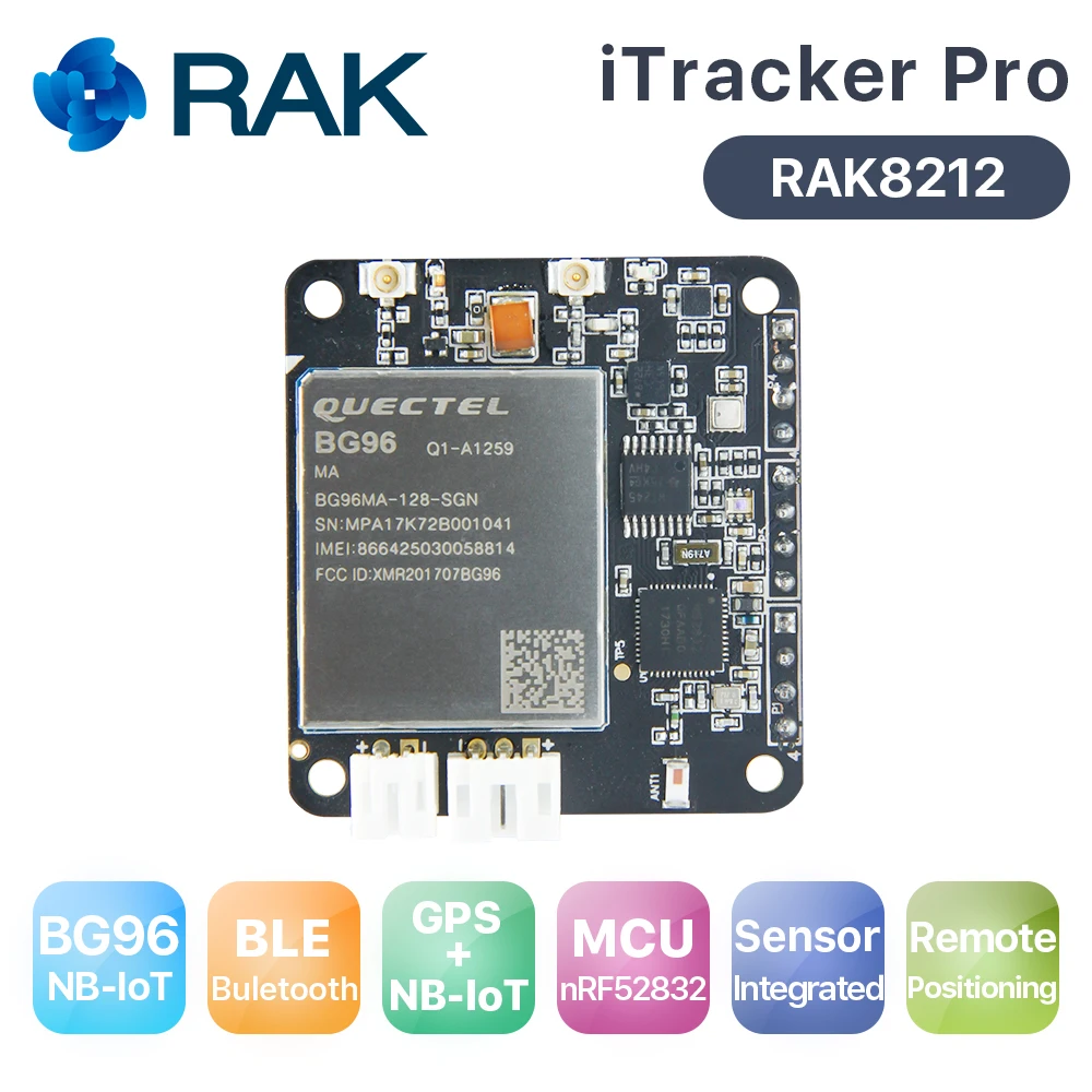 ITracker BG96 модуль узла датчика удаленного позиционирования NBIoT GPS трекера BLE Bluetooth 5 0
