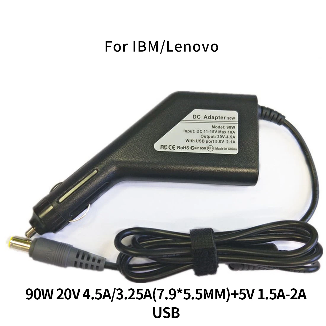 1x90W 65W 45W 19V 20V ноутбук Автомобильное зарядное устройство USB DC AC портативный блок