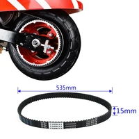 mini electric scooter timing belt thick belt closed rubber drive belts 5m 535 15 15mm durable scooter accessory