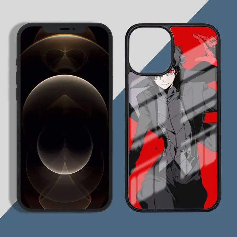 

Persona 5 Phone Case PC for iPhone 11 12 pro XS MAX 8 7 6 6S Plus X 5S SE 2020 XR