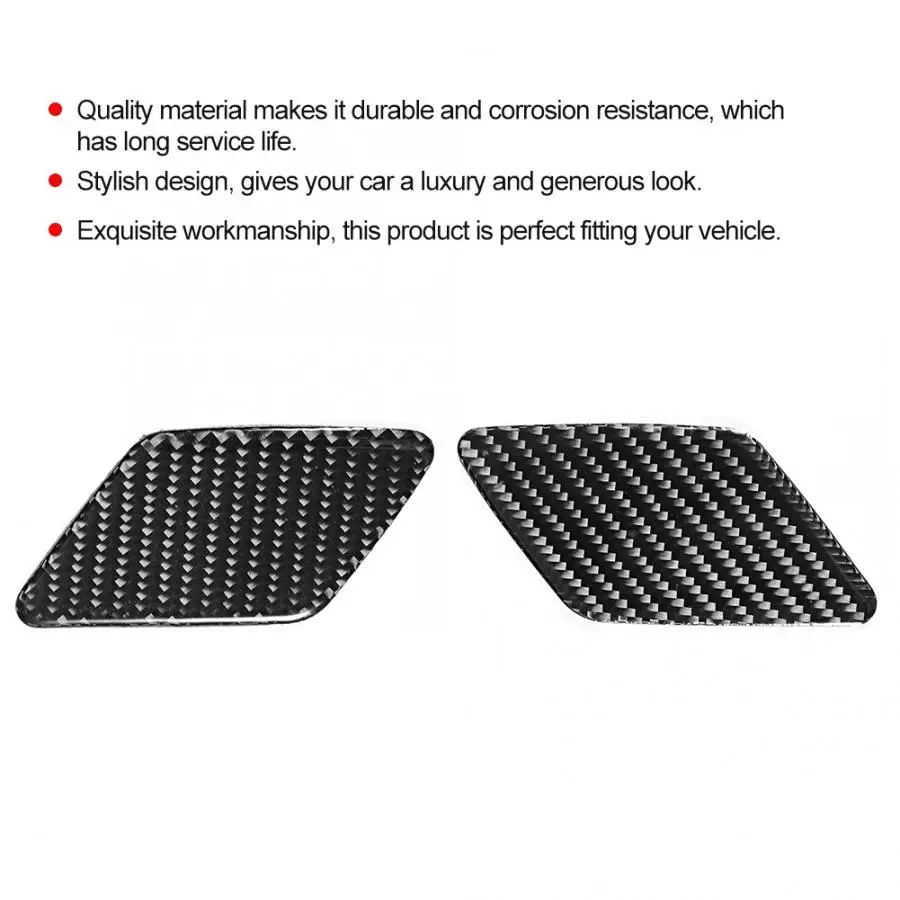 Полоски из углеродного волокна для очистки фар наклейки Audi A4 B9 2017 2018 2019 аксессуар