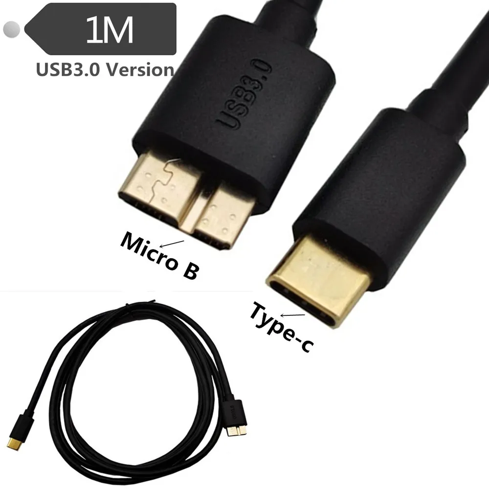 

USB3.1 Type-C to USB 3.0 Micro B 10Pin Cable 5Gbps Data Connector Adapter For Hard Drive Smartphone PC OTG C Type PHONE