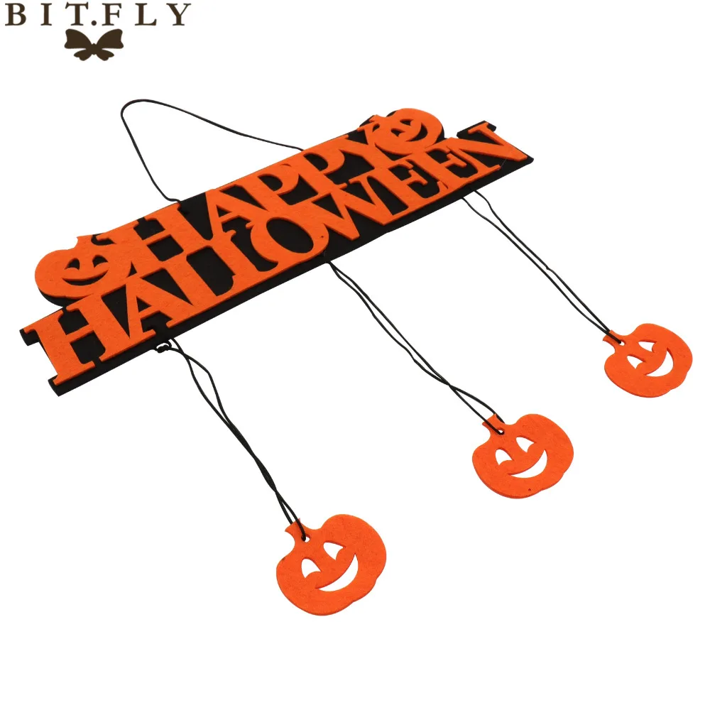 Хэллоуин вечерние украшения и надписью &quotHAPPY Halloween&quot висит бирка оформление
