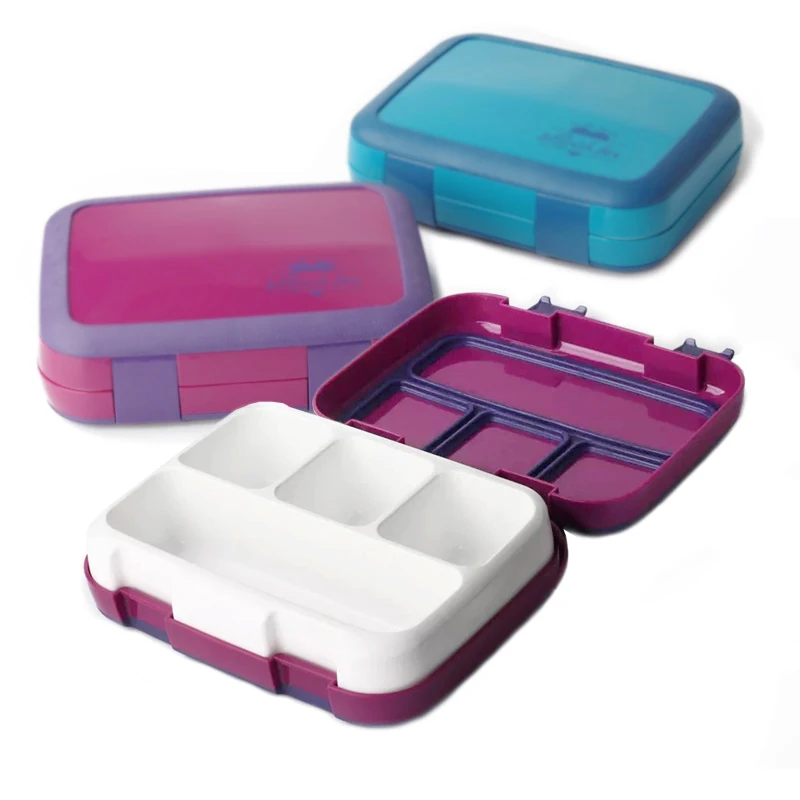 

Ланч-бокс для микроволновой печи с защитой от протечек, детский портативный пищевой контейнер с несколькими ячейками