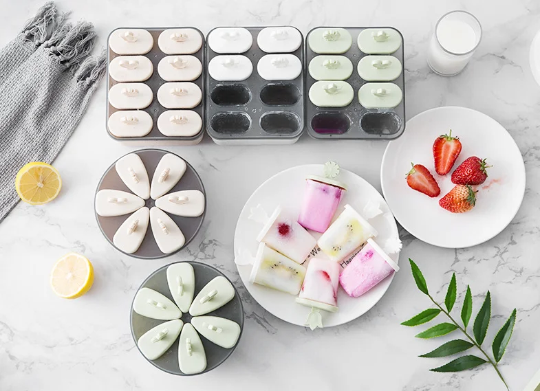 6/8 сетки контейнер для льда ldpе пресс форма творческий домашнего мороженого