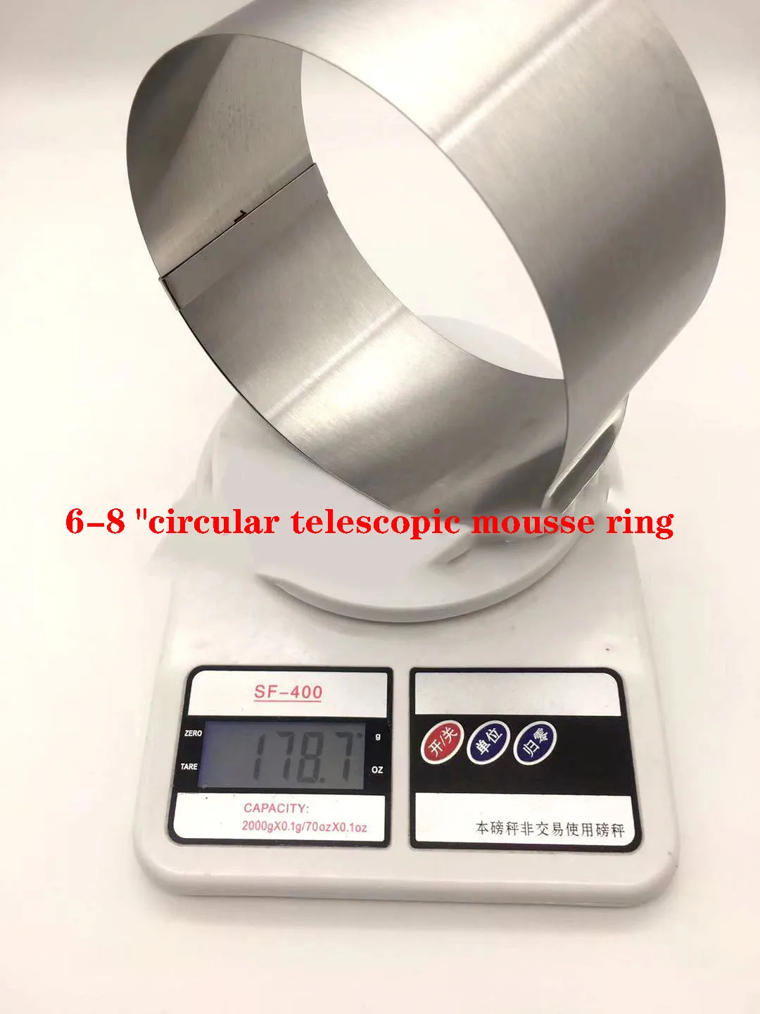 

Adjustable Mousse Ring 3D Round Cake Molds Stainless Steel Baking Moulds Kitchen Dessert Cake Decorating Tools