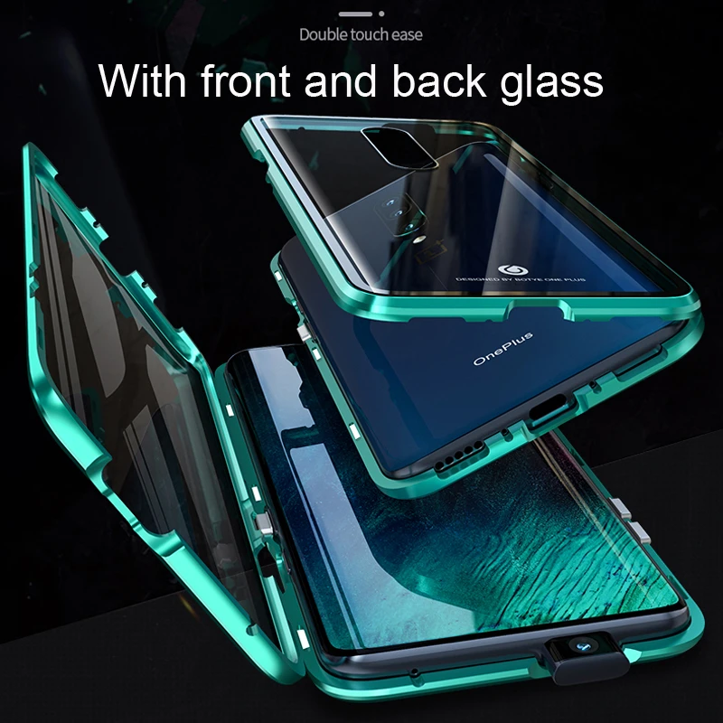 Магнитный чехол для One plus 7 Pro Oneplus7 Oneplus с полной защитой 360 градусов переднее