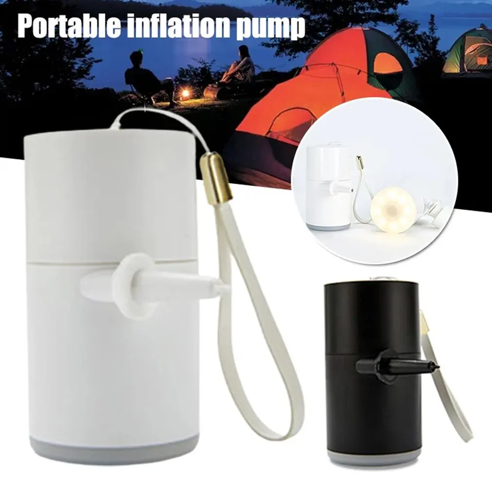 

2 в 1, многофункциональный портативный воздушный насос светодиодный светкой