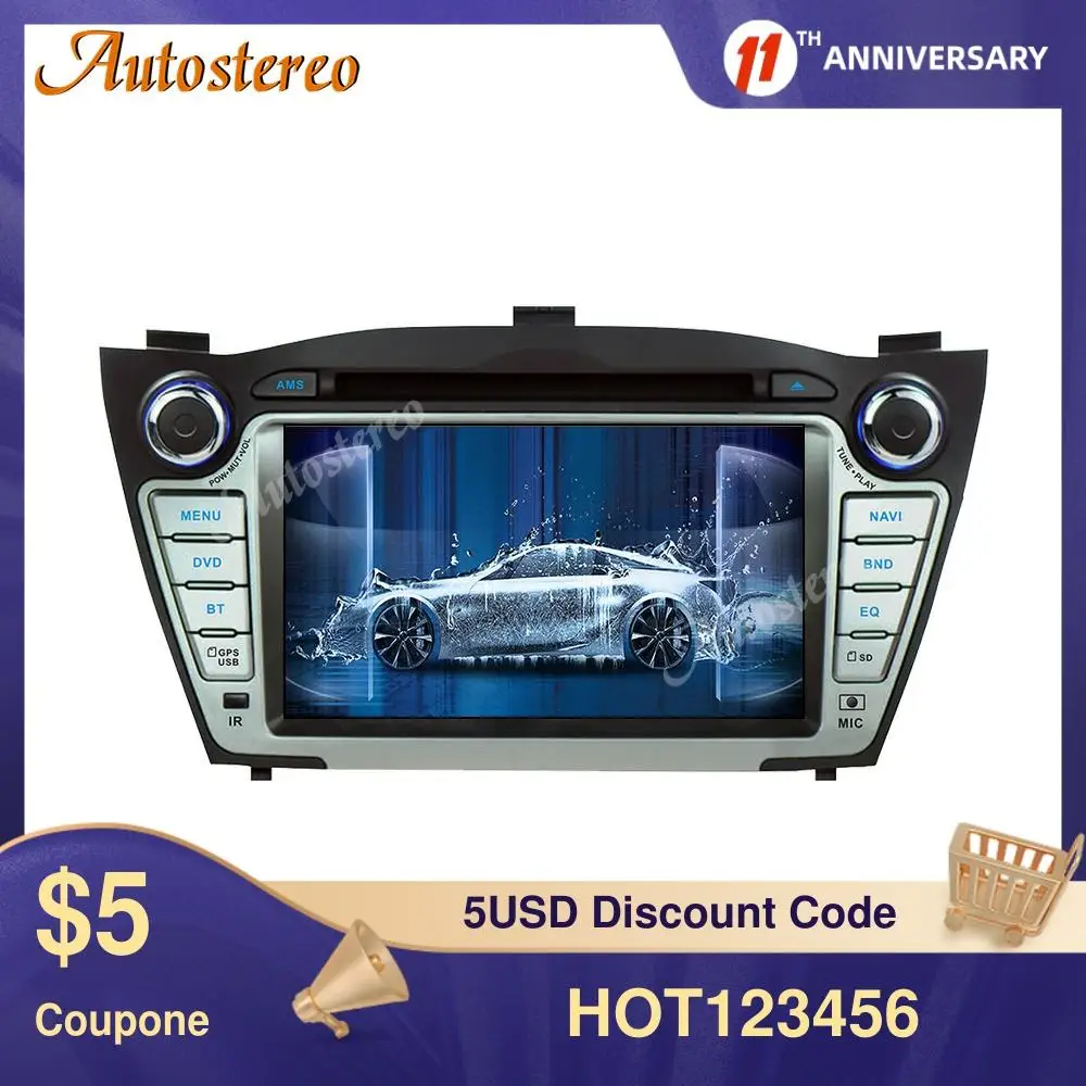 

4GB+64GB DSP Android 10.0 8 Core Car DVD Navigation For Hyundai IX35 GPS Multimedia Player Stereo Head Unit Auto Car Radio