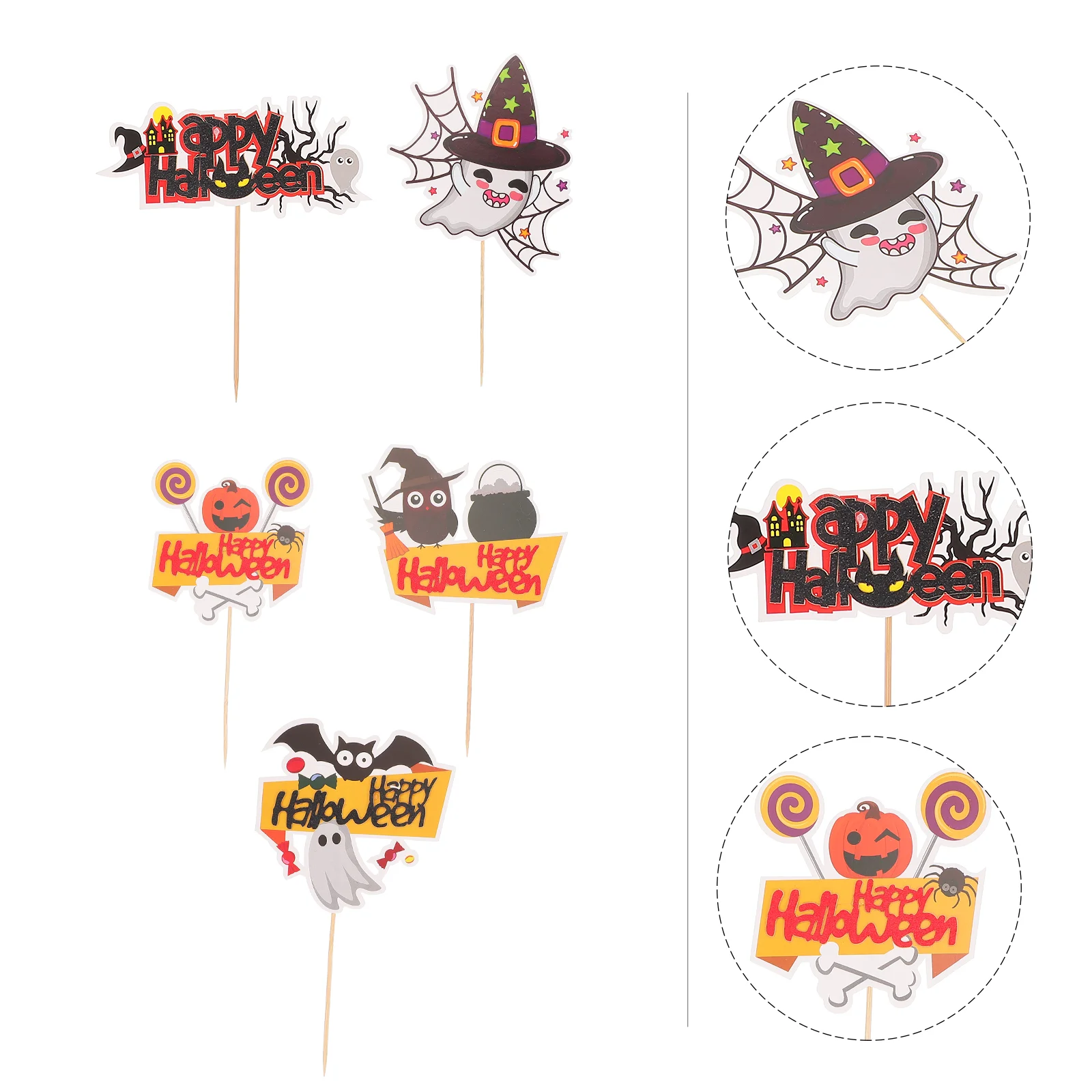 

10 шт., декоративные топперы для торта