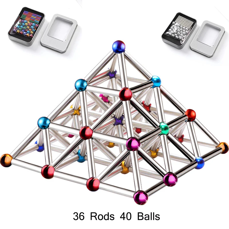 Металлические волшебные шарики магический куб большого размера волшебный