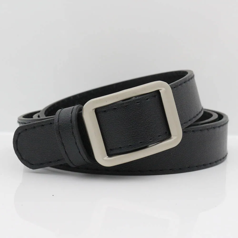 

Vintage Square Buckle Waist Belt PU Leather Strap Belt for Women Waistband Jeans Dress Short Pants Apparel Accessories