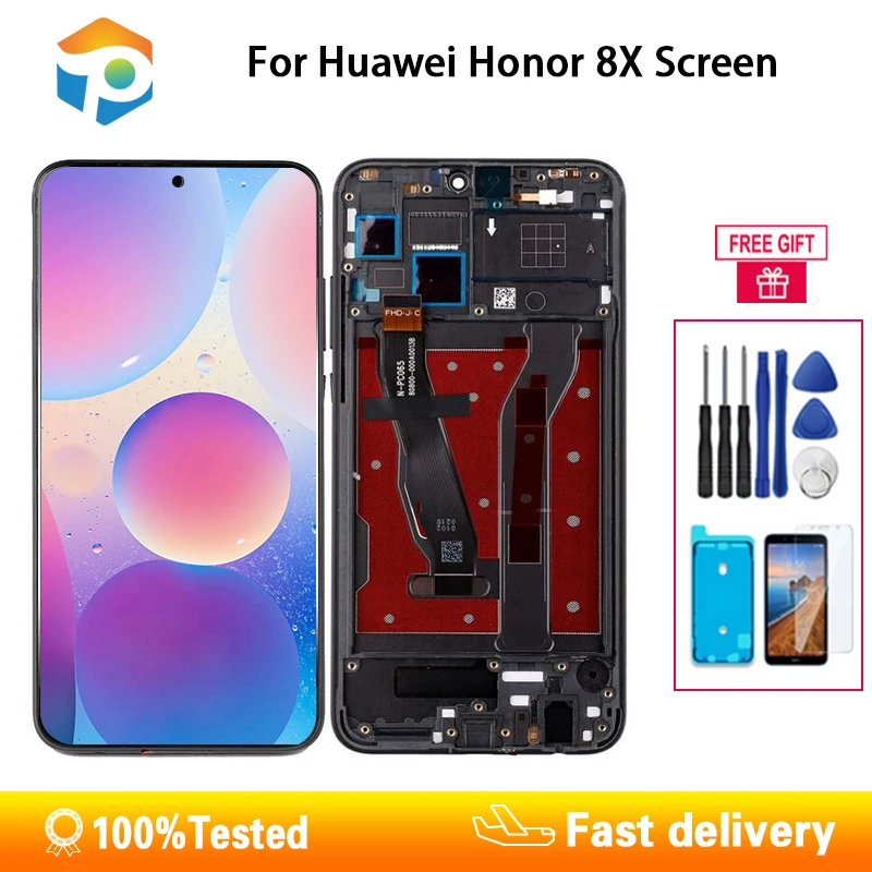 

For Huawei honor 8X LCD Display Touch Screen Digitizer Replacement Assembly JSN-L22/L42/L11/L21/L23/AL00/ honor 8X LCD Screen