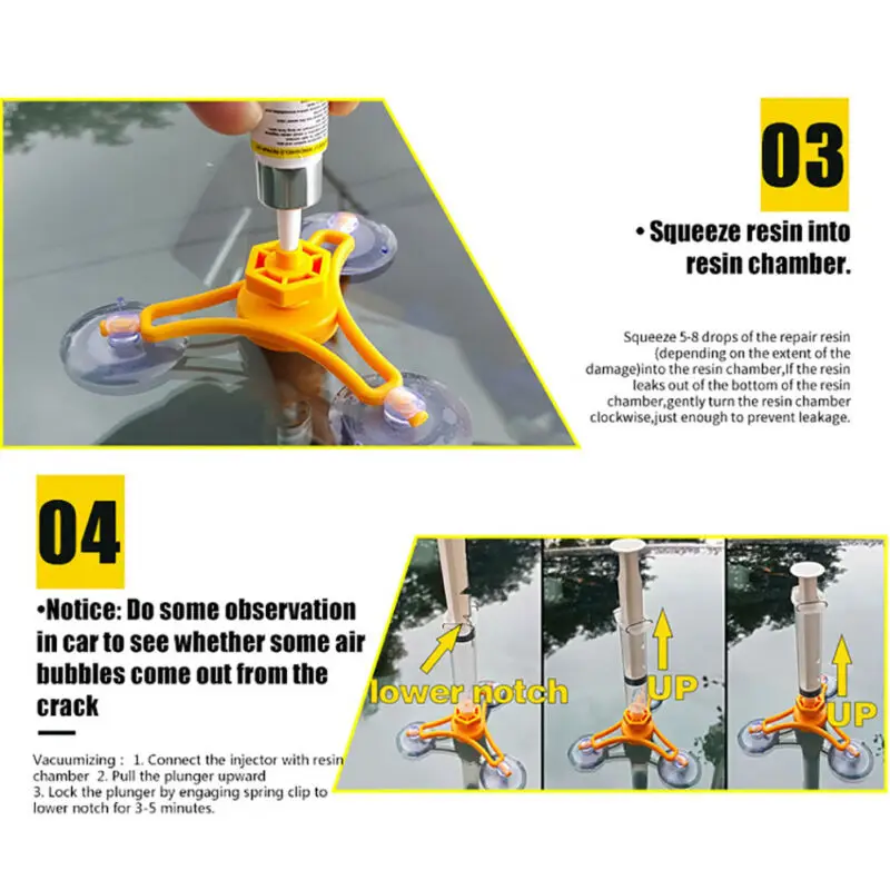 

Crack Restore Car Windshield Repair By traffic accidents Window Glass Scratch Auto