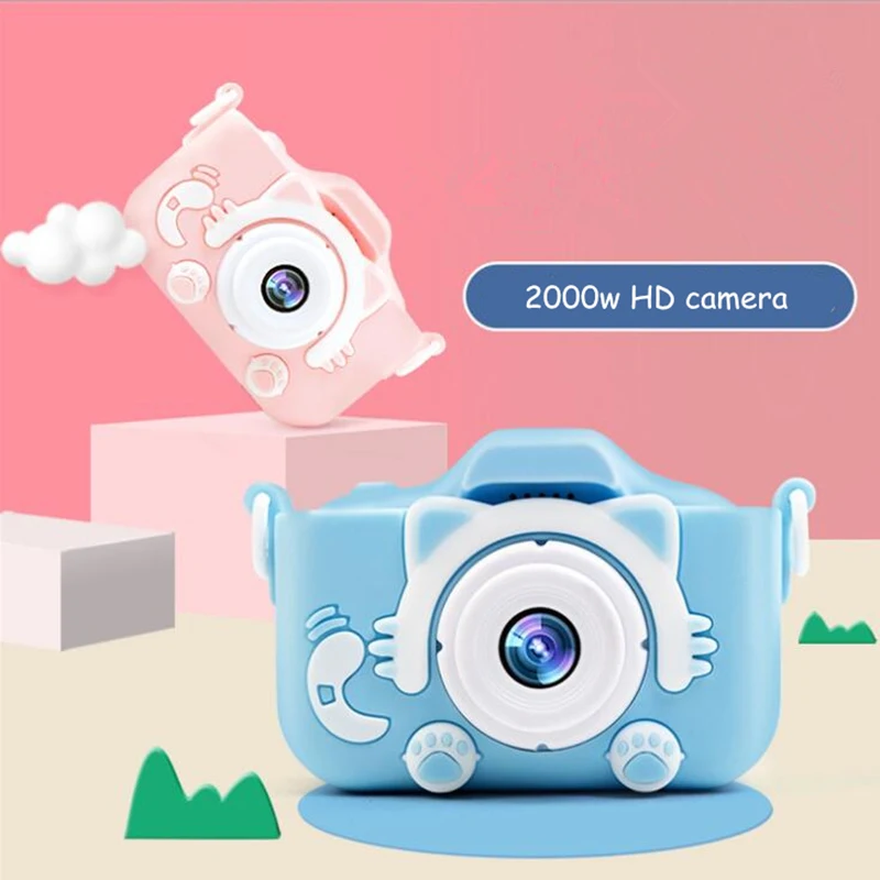 Мини-камера для детей, игрушки для детей, цифровая фотокамера, фотокамера, Детская обучающая игрушка, 20 языков, 32 г, подарки на день рождения