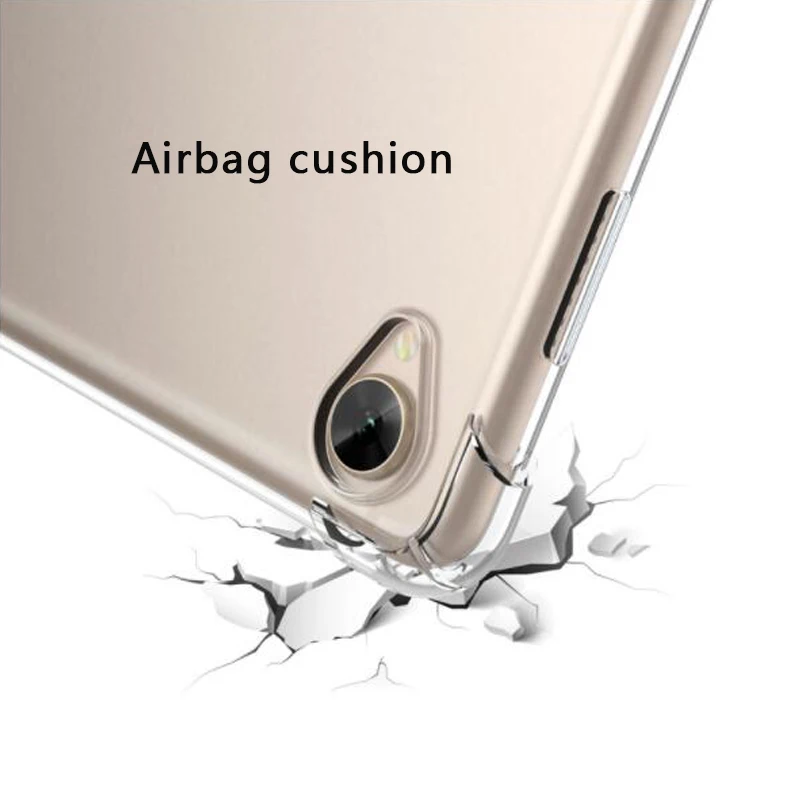 Силиконовый противоударный Прозрачный чехол для планшета Huawei MediaPad M5 Lite 10 Pro 8 4/Media