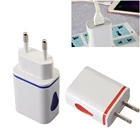 Настенное зарядное устройство переменного тока 5 В2,1 а для фотоаппаратов, mp3-плеер, быстрая зарядка, двойные USB-зарядные устройства, адаптер для телефона iPhone, Xiaomi